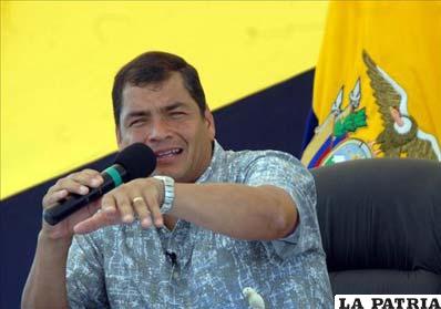 Correa decidido a no participar en la Cumbre de las Américas a realizarse en la ciudad colombiana de Cartagena de Indias