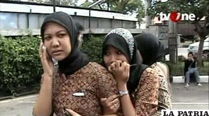 Habitantes en el Norte de la isla de Sumatra vivieron momentos de desesperación debido al seísmo ocurrido ayer 