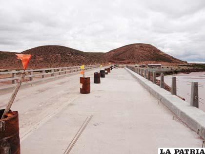 Trabajos en el tramo carretero Turco-Ancaravi