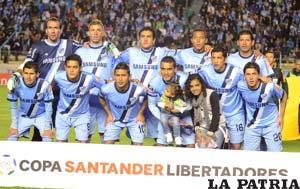 El equipo actual de Bolívar con buena participación en Copa Libertadores (Foto: APG)