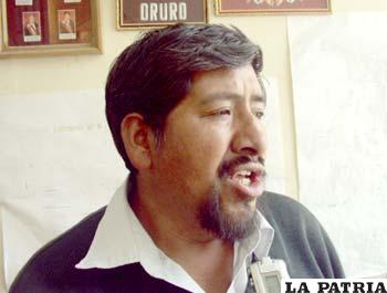 El presidente del Comité de Vigilancia del Municipio, Germán Ayala