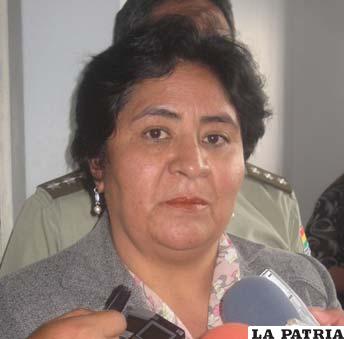 Ministra de Justicia, Cecilia Ayllón Quinteros