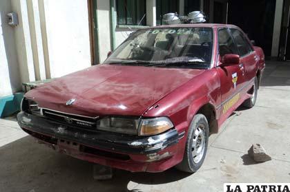 Este vehículo fue robado en 1999, en Cochabamba