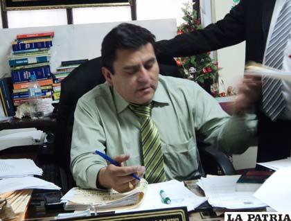 Fiscal de materia, Aldo Morales Alconini