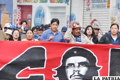 Trabajadores afiliados a la COD, hoy nuevamente tomarán las calles de Oruro