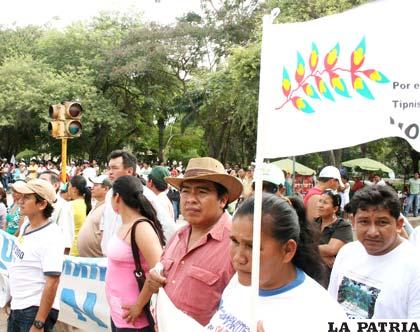 La IX Marcha Indígena enfrenta problemas y su inicio se postergó para mañana viernes (Foto APG)