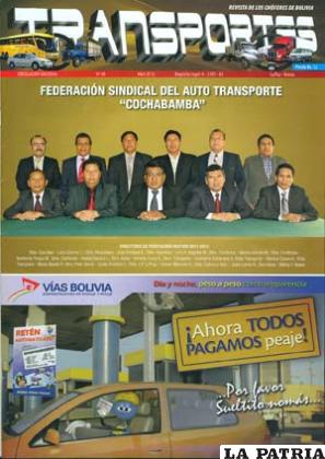 Revista “Transportes”, una publicación de los choferes a nivel nacional