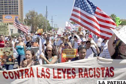 Gobierno de EE.UU. tuvo dificultades ante el Tribunal Supremo en defensa de la ley de inmigración de Arizona (Foto: animalpolitico.com)