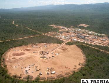 Planta de Repsol instalada en el Campo Margarita será inaugurada para procesar gas con destino a la Argentina (Foto: hoybolivia.com)