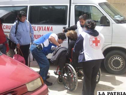 Más de 20 bajas fueron dadas por el personal de la Cruz Roja