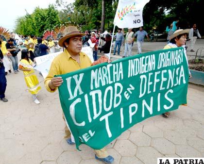 Cidob dice que demandará a Morales ante la ONU (Foto APG)