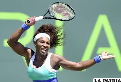 Serena Williams fue la ganadora en la rama femenina