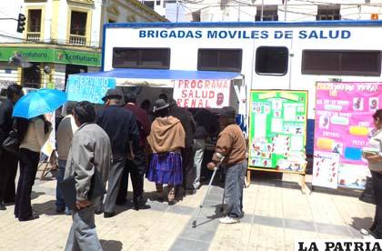 Feria de sensibilización en la plaza “Manuel de Castro y Padilla”