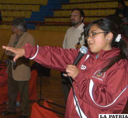 Aracelly Mena será parte de la selección de Oruro