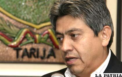 Mario Cossío, gobernador suspendido del departamento de Tarija