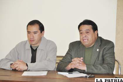 Julio Nogales, durante la conferencia de prensa