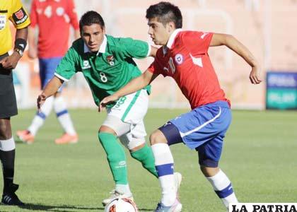 Una acción del empate entre Bolivia y Chile