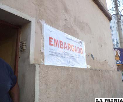 En abril el SIN inició el embargo de inmuebles por deudas tributarias