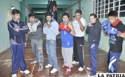 Pugilistas orureños que intervendrán en la competencia nacional