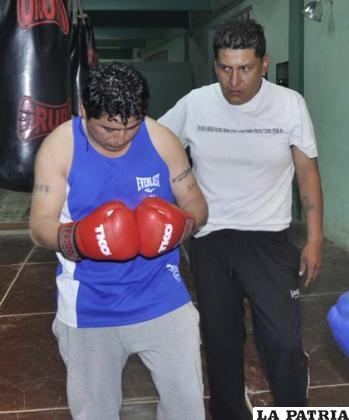 El pugilista Felipe Araníbar