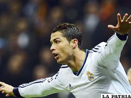 Cristiano Ronaldo anotó dos goles para Real Madrid
