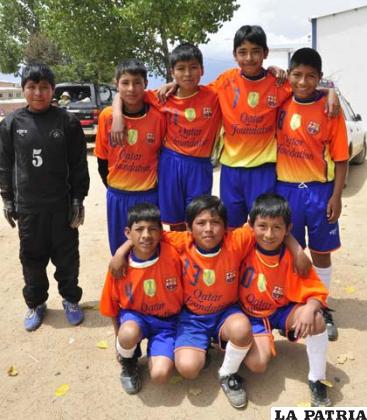 Los jugadores de Mundo Campeón que son protagonistas en la categoría Sub-11 en el torneo Infanto Juvenil