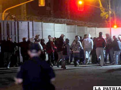 Molestos los hinchas de Independiente