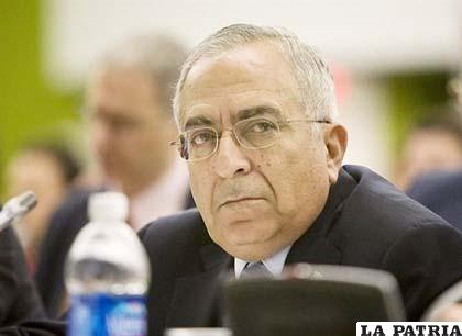Primer ministro de la Autoridad Nacional Palestina (ANP), Salam Fayad, presentó su dimisión