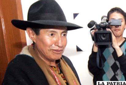 Dirigente del valle alto en declaraciones a la prensa
