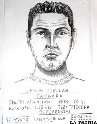 Identikit de Jesús Cuellar Tangara