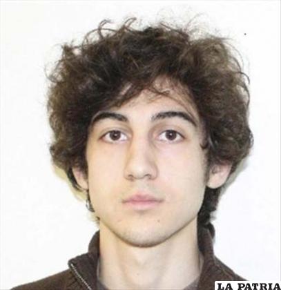 Dzhokhar Tsarnaev, uno de los sospechosos de los atentados de Boston, en Boston, Massachusetts, Estados Unidos