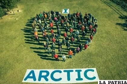 “Yo amo el Ártico” es el mensaje que propone Greenpeace