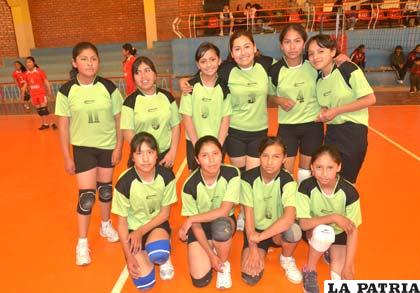 El equipo de San Luis en Infantil damas