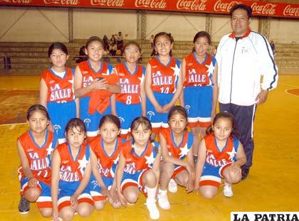 La Salle, equipo infantil de básquetbol
