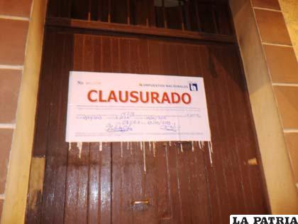 Varios negocios fueron clausurados durante operativos del SIN