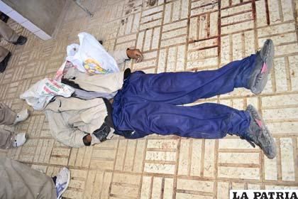 Cuerpo del ciudadano que fue atropellado terminando con su vida