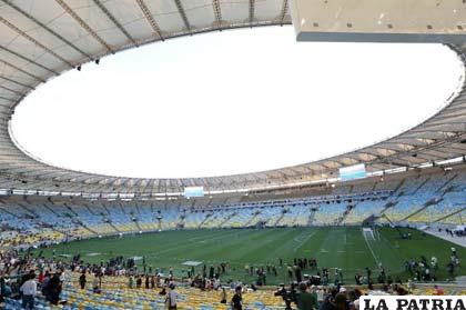 Vista general del remodelado estadio Maracaná