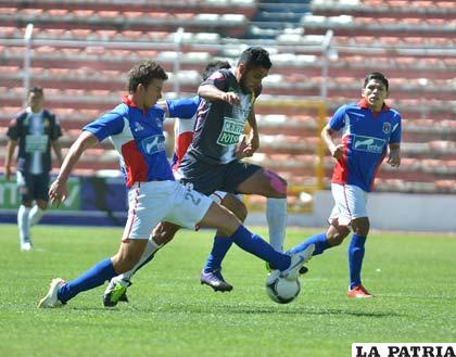El partido disputado en La Paz, terminó sin vencedores