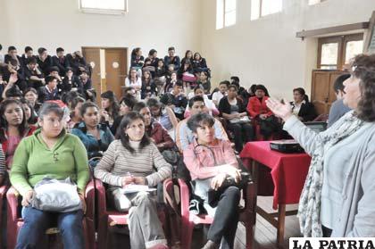 Durante el curso de capacitación de Special Olympics