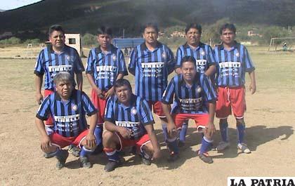 Jugadores del equipo de Sabaya en la categoría Sénior