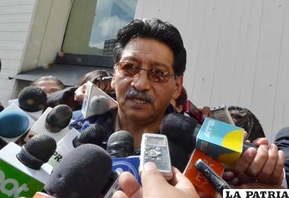 Marcelino Quispe, presidente de Comibol