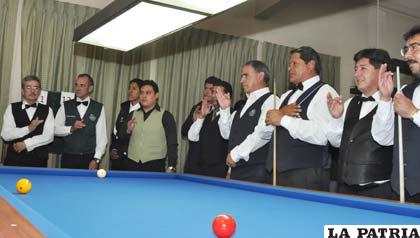 Billaristas que habitualmente intervienen en los torneos nacionales