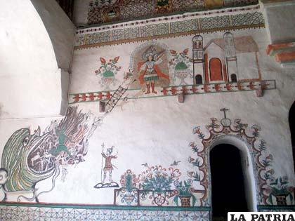 Los murales religiosos son patrimonio de la iglesia