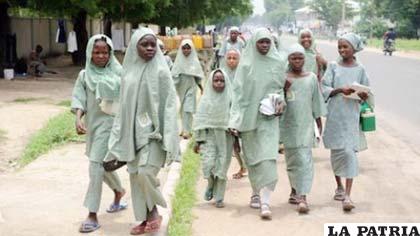 Una parte de las niñas en Nigeria que fueron secuestradas