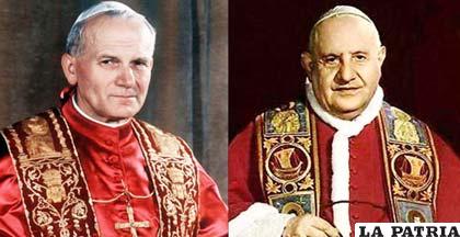 Juan Pablo II y Juan XXIII serán canonizados mañana