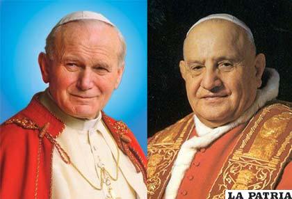 Juan Pablo II y Juan XIII son canonizados hoy