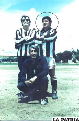 Rafael, Alfredo y Alfonso Ortiz, los tres hermanos jugaron en Oruro Royal