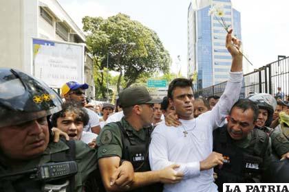Leopoldo López, líder opositor del gobierno venezolano