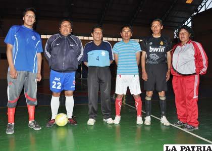 Integrantes del equipo de los árbitros de fútbol de salón