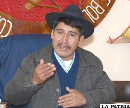 Damián Condori, exmilitante del MAS